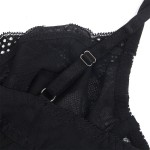 SUBBLIME - 955618 BODY EN DENTELLE AVEC FERMETURE EN BAS NOIR S/M